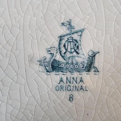 Swedish Green Anna Porcelain China (K-JS)