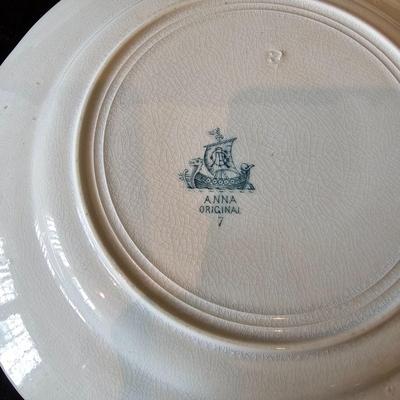 Swedish Green Anna Porcelain China (K-JS)