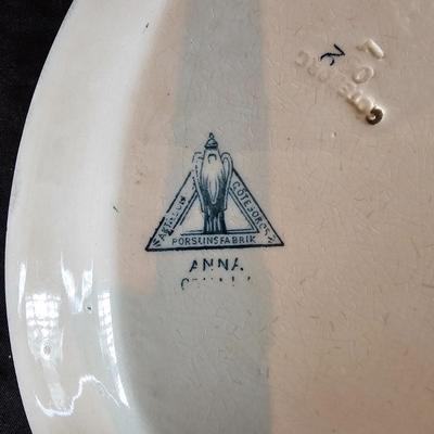 Swedish Green Anna Porcelain China (K-JS)
