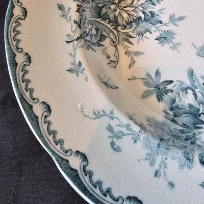 Swedish Green Anna Porcelain China (K-JS)