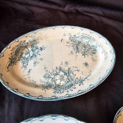 Swedish Green Anna Porcelain China (K-JS)