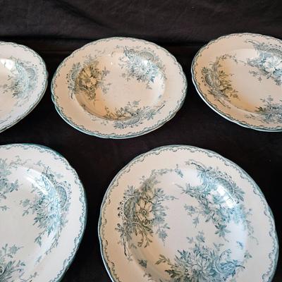 Swedish Green Anna Porcelain China (K-JS)