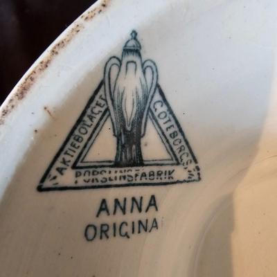 Swedish Green Anna Porcelain China (K-JS)