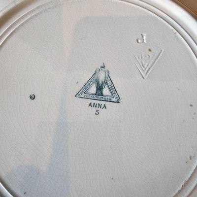 Swedish Green Anna Porcelain China (K-JS)