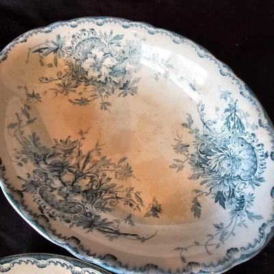 Swedish Green Anna Porcelain China (K-JS)