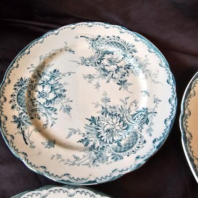 Swedish Green Anna Porcelain China (K-JS)