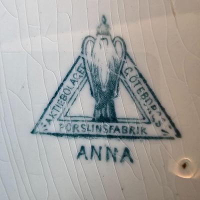 Swedish Green Anna Porcelain China (K-JS)