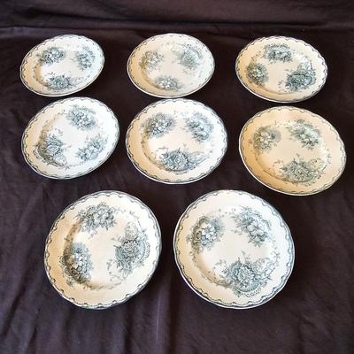 Swedish Green Anna Porcelain China (K-JS)