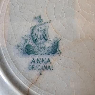 Swedish Green Anna Porcelain China (K-JS)