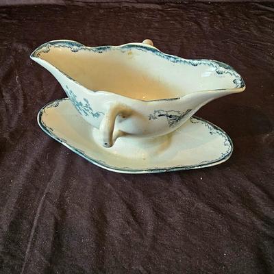 Swedish Green Anna Porcelain China (K-JS)