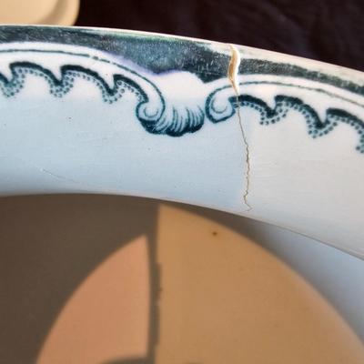 Swedish Green Anna Porcelain China (K-JS)