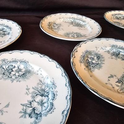 Swedish Green Anna Porcelain China (K-JS)