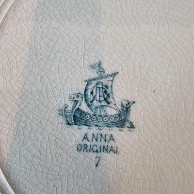 Swedish Green Anna Porcelain China (K-JS)