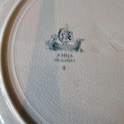 Swedish Green Anna Porcelain China (K-JS)