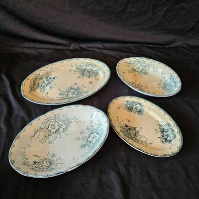 Swedish Green Anna Porcelain China (K-JS)