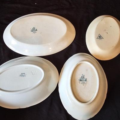 Swedish Green Anna Porcelain China (K-JS)