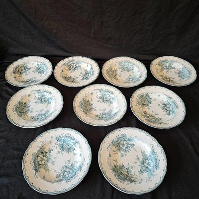 Swedish Green Anna Porcelain China (K-JS)