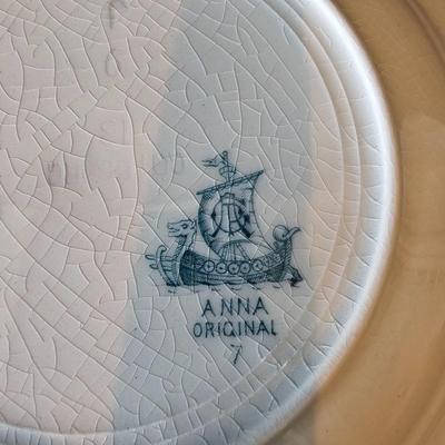 Swedish Green Anna Porcelain China (K-JS)