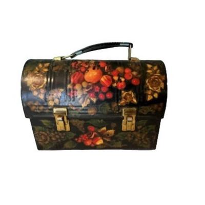 Vintage Decoupage Lunch Pail