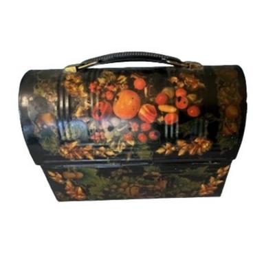 Vintage Decoupage Lunch Pail