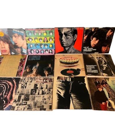 Vintage Rolling Stones LP Assortment