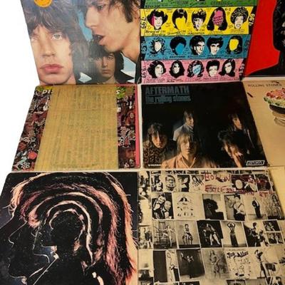 Vintage Rolling Stones LP Assortment