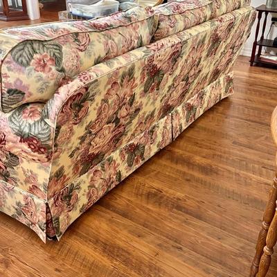 FREDERICK EDWARD ~ 2 Piece Vtg Floral Couch & Loveseat