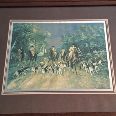 Fox hunting foil art