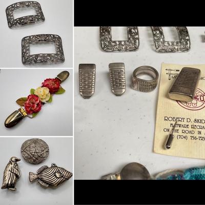 Four-Piece Latware Designs Set with Sterling Pins & More (K-DZ)