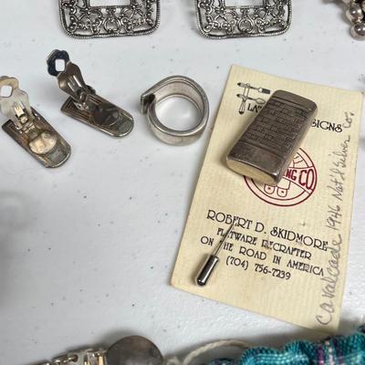 Four-Piece Latware Designs Set with Sterling Pins & More (K-DZ)