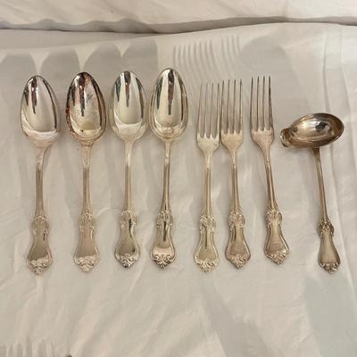 12 Person European Flatware & Serving Set (LR-SS)