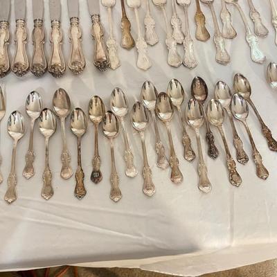 12 Person European Flatware & Serving Set (LR-SS)