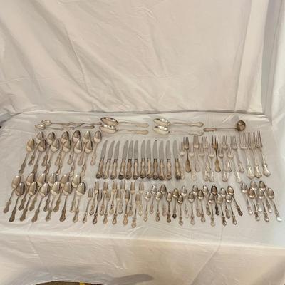 12 Person European Flatware & Serving Set (LR-SS)