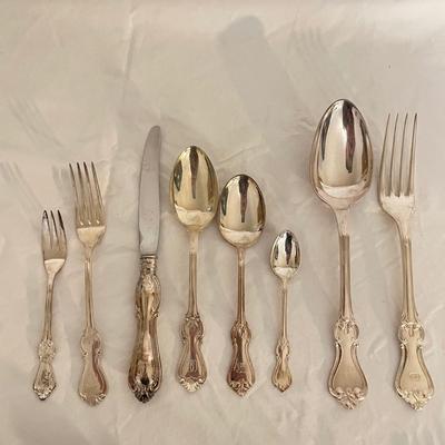 12 Person European Flatware & Serving Set (LR-SS)