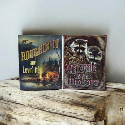 Two Metal Signs