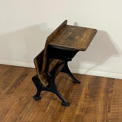 Antique Childrens School Desk