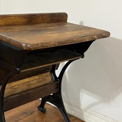 Antique Childrens School Desk