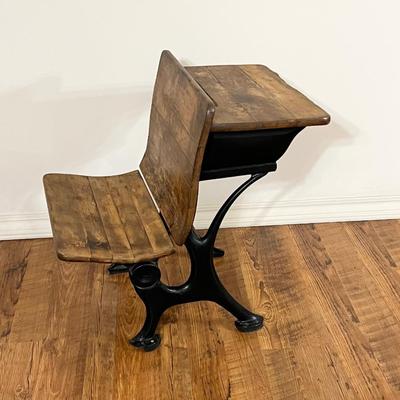 Antique Childrens School Desk