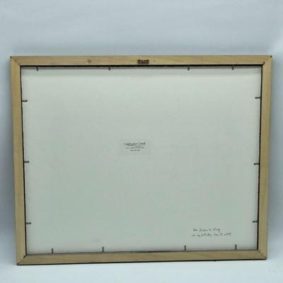 Coldwater Creek Framed Wolf Print