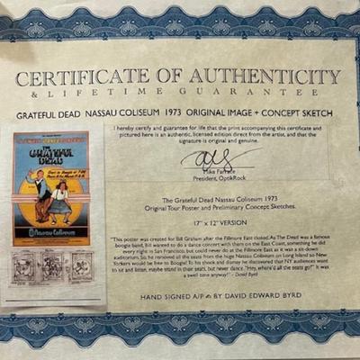 Grateful Dead "A Swell Dance Concert" Poster