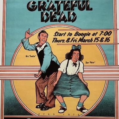 Grateful Dead "A Swell Dance Concert" Poster