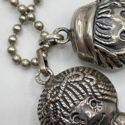 Sterling Charm Necklace, Wooden Bangles, & More Decorative Jewelry (K-DZ)