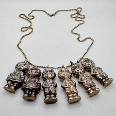 Sterling Charm Necklace, Wooden Bangles, & More Decorative Jewelry (K-DZ)