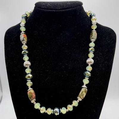 Sterling Charm Necklace, Wooden Bangles, & More Decorative Jewelry (K-DZ)