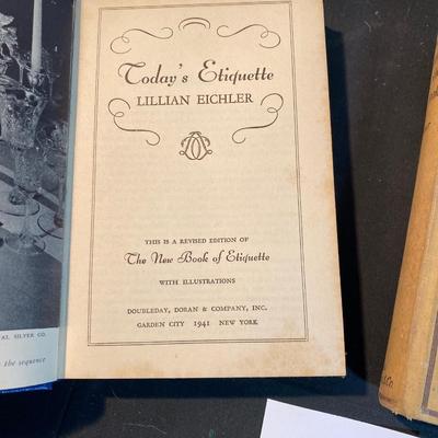 Vintage Etiquette and Cooking