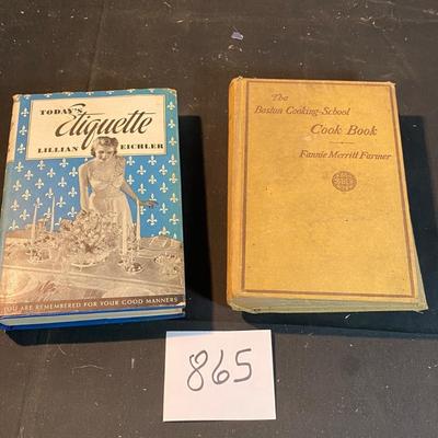 Vintage Etiquette and Cooking