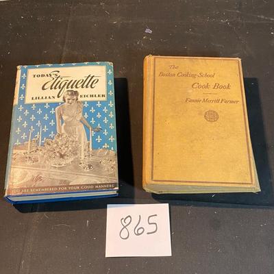 Vintage Etiquette and Cooking
