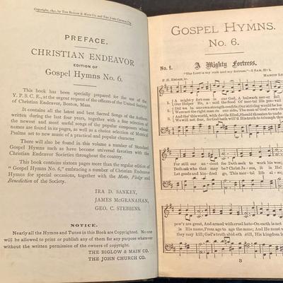 Vintage Hymn Books