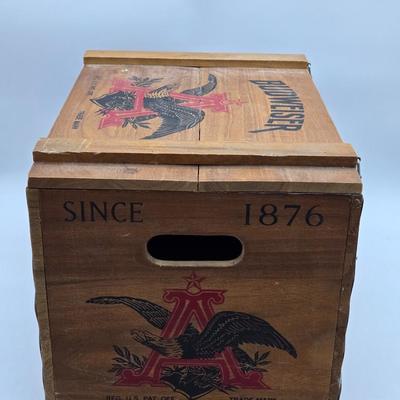 Wooden Budweiser Crate