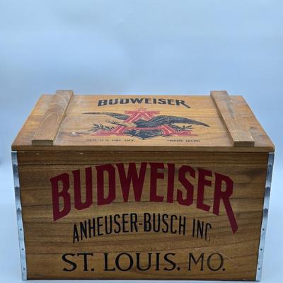 Wooden Budweiser Crate
